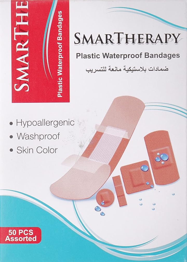 Smart Therapy Plastic Bandages, 50 Pieces –